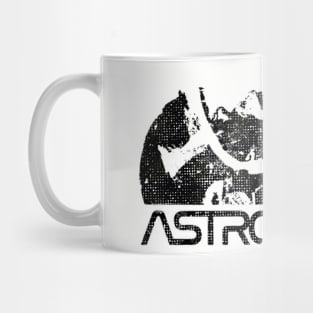 Astro Chimp Worm Logo Mug